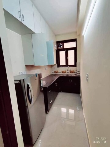 Kitchen in 3 BHK Builder Floor at Bharat Residency Gurgaon, Sector 15 – for Rent