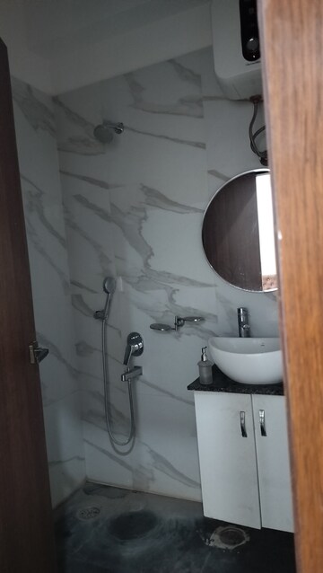 Bathroom in 3 BHK Apartment at Banjara Hills – for Rent