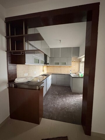 Kitchen in 3 BHK Apartment at Saket Callipolis, Sarjapur Road – for Rent