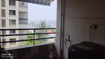 Balcony in 3 BHK Apartment at Gera Emerald City, Kharadi – for Rent