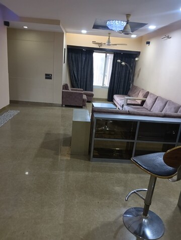 Living Room in 3 BHK Apartment at Panchavati Versova, Versova – for Rent