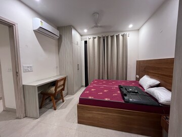 Bedroom in 1 BHK Builder Floor at Ansal Sushant Lok I, Sector 43 – for Rent