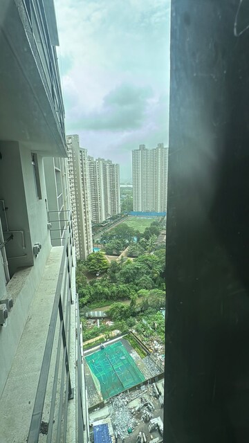 Balcony in 3 BHK Apartment at Kalpataru Immensa, Kolshet Road – for Rent