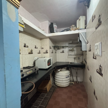 Kitchen in 1 BHK Builder Floor at Saket – for Rent