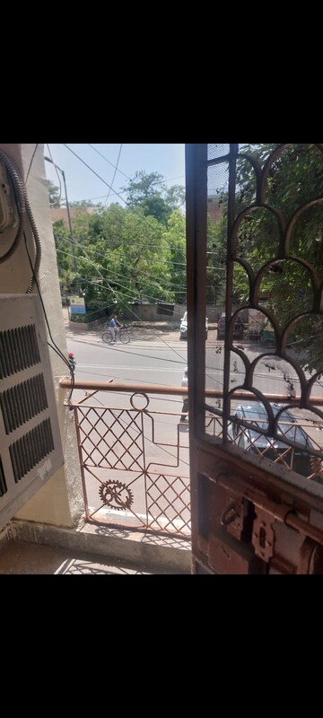 Balcony in 1 BHK Apartment at Shanti Bhawan, Sarita Vihar – for Rent