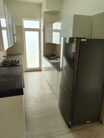 Staircase in 2 BHK Apartment at Microtek Greenburg, Sector 86 – for Rent