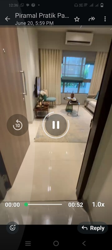 Bathroom in 2 BHK Apartment at Piramal Vaikunth, Balkum Pada – for Sale