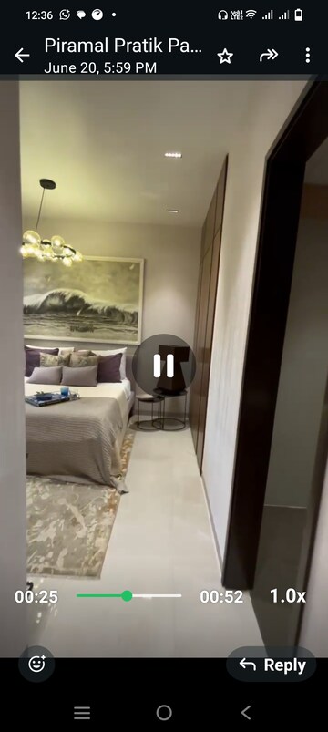Bathroom in 1 BHK Apartment at Piramal Vaikunth, Balkum Pada – for Sale