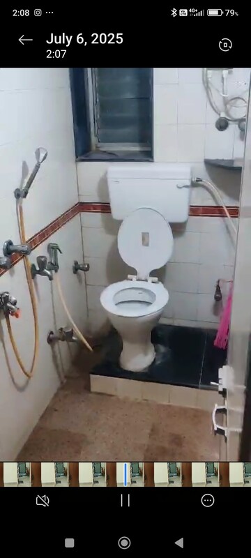 Bathroom in 2 BHK Apartment at Arvasu Chs Ltd, Santacruz West – for Rent