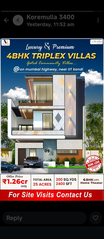 4 BHK Villa For Sale in RV Somwrita, Kismatpur