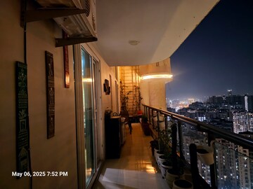 Balcony in 3 BHK Apartment at Mahagun Mezzaria, Sector 78 – for Rent