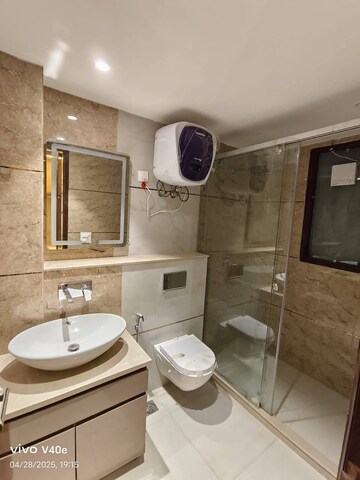 Bathroom in 3 BHK Apartment at Mahindra Marina 64, Malad West – for Sale