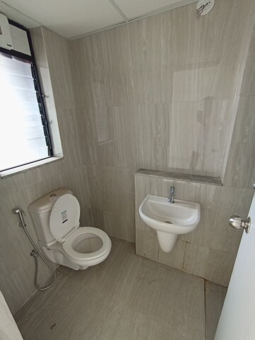 Bathroom in 3 BHK Apartment at Runwal Gardens Phase 2, Dombivli East – for Rent