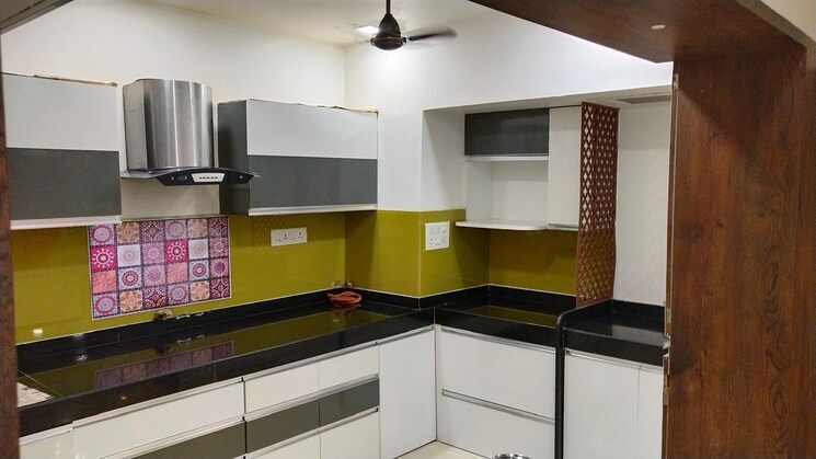 Kitchen, bu-bhandari-acolade 3 Bedroom 1500 Sq.Ft. Apartment In Kharadi Pune 8921075