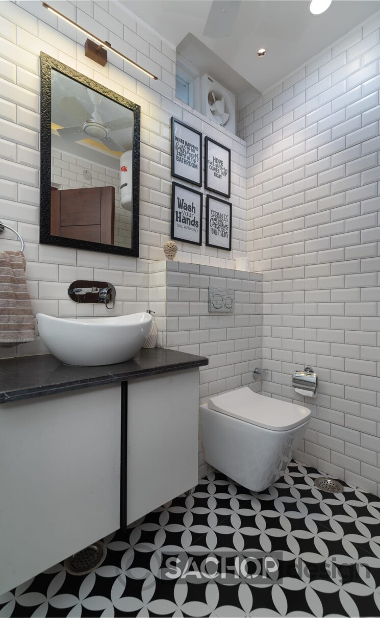 Bathroom, vatika-city 3.5 Bedroom 2700 Sq.Ft. Builder Floor In Sector 49 Gurgaon 8921134