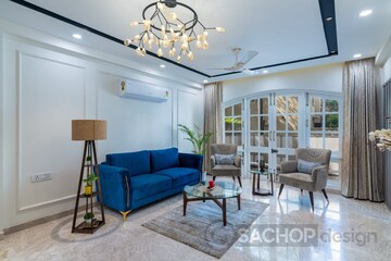 Living Room in 3.5 BHK Builder Floor at Vatika City, Sector 49 – for Rent