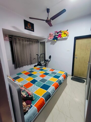 Bedroom in 2 BHK Apartment at Shakuntal CHS, Kopar Khairane – for Rent