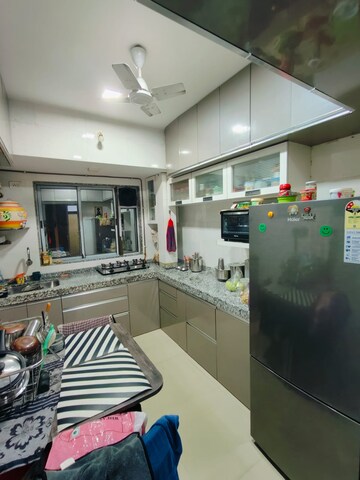 Kitchen in 2 BHK Apartment at Shakuntal CHS, Kopar Khairane – for Rent
