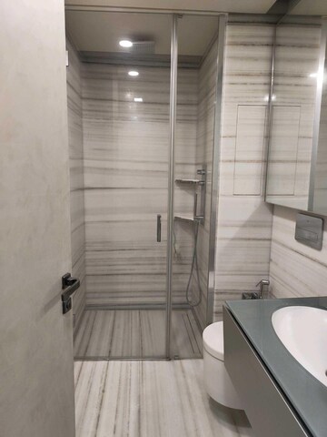 Bathroom in 4 BHK Apartment at Worli – for Rent