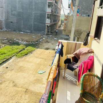 Balcony in 3 BHK Independent House at Bindal Enclave, Phi Iv Greater Noida – for Rent