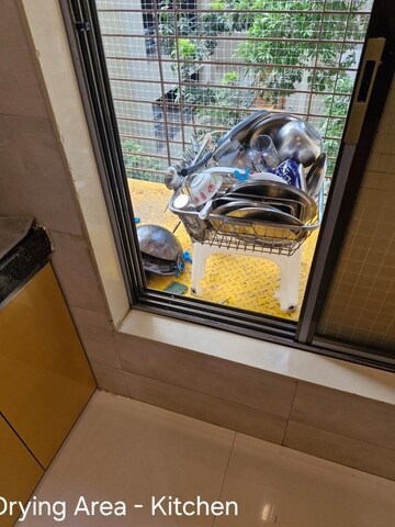 Balcony in 2 BHK Apartment at Mahadev Heights, Malad West – for Rent