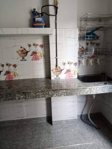 Kitchen in 1 BHK Builder Floor at RWA Neelkanth Apartment II, Burari – for Rent