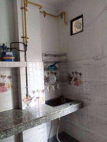 Bathroom in 1 BHK Builder Floor at RWA Neelkanth Apartment II, Burari – for Rent