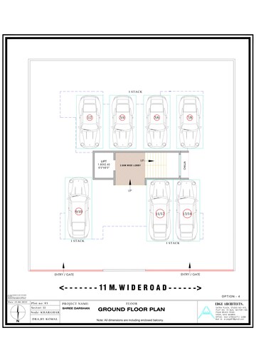 Floor Plan in 1 BHK Apartment at Kharghar – for Sale