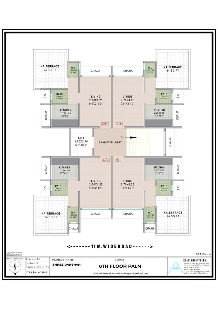 Floor Plan, kharghar 1 Bedroom 675 Sq.Ft. Apartment In Kharghar Navi Mumbai 8921276