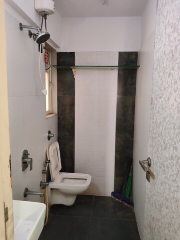Bathroom in 1 BHK Apartment at Gurukrupa Marina Enclave, Malad West – for Sale