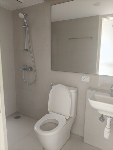 Bathroom in 1 RK Apartment at Hiranandani Estate Solitaire C, Ghodbunder Road – for Rent