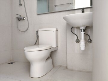 Bathroom in 1 BHK Apartment at One Hiranandani Park, Ghodbunder Road – for Rent