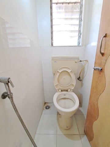 Bathroom in 1 BHK Apartment at Shubharambh Complex, Manpada – for Rent