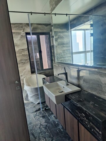 Staircase in 4 BHK Apartment at K Raheja Artesia, Worli – for Rent