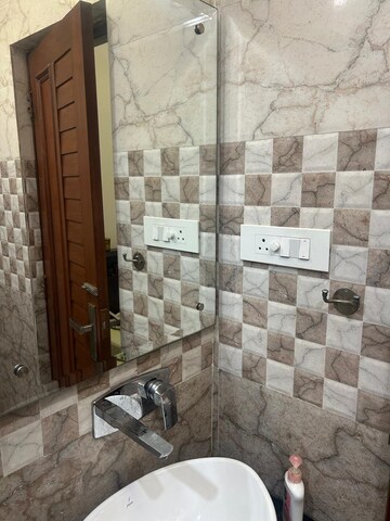 Bathroom in 3 BHK Builder Floor at Chittaranjan Park – for Rent