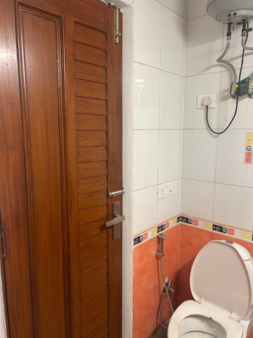 Bathroom in 3 BHK Builder Floor at Chittaranjan Park – for Rent