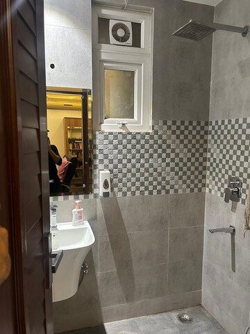 Bathroom in 3 BHK Builder Floor at Chittaranjan Park – for Rent