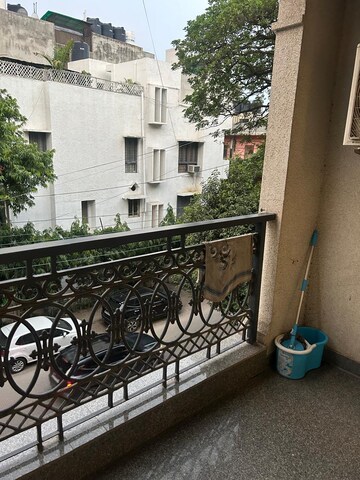 Balcony in 3 BHK Builder Floor at Chittaranjan Park – for Rent
