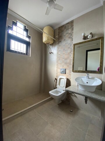 Bathroom in 2.5 BHK Builder Floor at East Of Kailash – for Rent