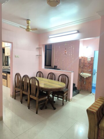 Living Room in 2 BHK Apartment at New Siddhivinayak CHS, Vashi Sector 14 – for Rent