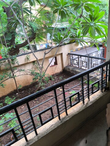Balcony in 2 BHK Apartment at New Siddhivinayak CHS, Vashi Sector 14 – for Rent