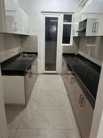 Kitchen in 3 BHK Apartment at Rishita Manhattan, Gomti Nagar – for Rent