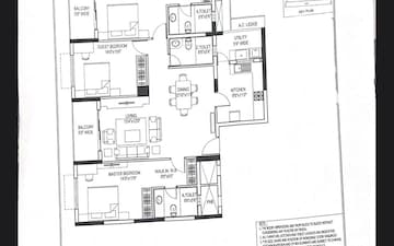 3 BHK Apartment For Sale in Adarsh Palm Retreat Tower II, Marathahalli Orr