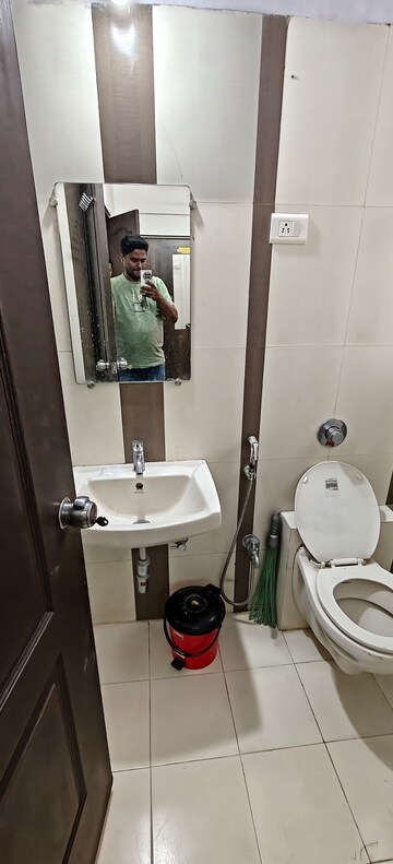 Bathroom in 3 BHK Apartment at Vikram Nandadeep, Senapati Bapat Road – for Rent