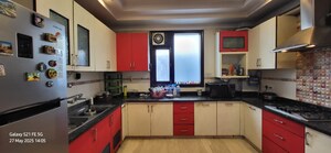 Kitchen in 3 BHK Builder Floor at Panchsheel Enclave – for Sale