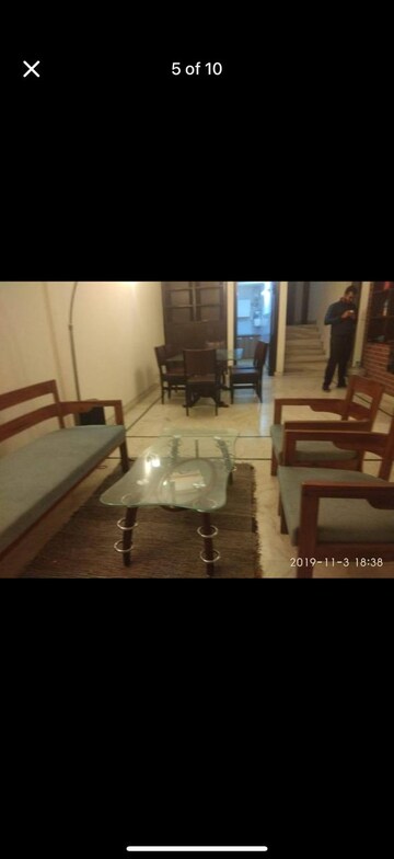 Living Room in 3 BHK Builder Floor at Greater Kailash I – for Rent
