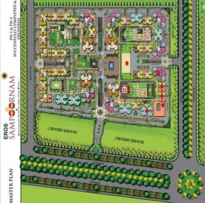 Master Plan in 2 BHK Apartment at Eros Sampoornam, Sector 2 Greater Noida – for Sale