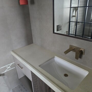 Bathroom in 3 BHK Apartment at Bandra West – for Rent
