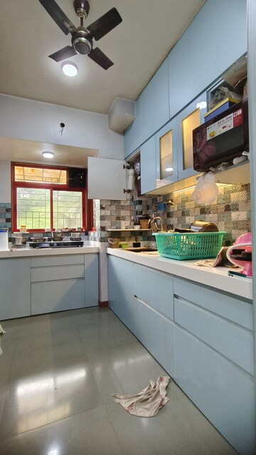 Kitchen in 2 BHK Apartment at Sanghvi Valley, Kalwa – for Sale