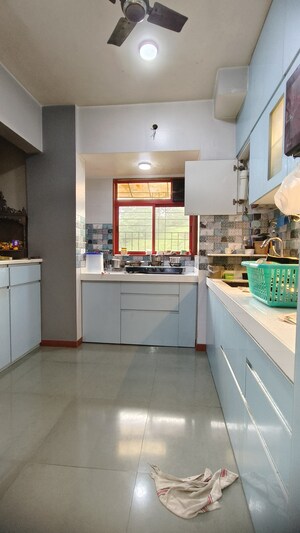 Kitchen in 2 BHK Apartment at Sanghvi Valley, Kalwa – for Sale